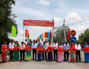 Agricultural Bridge Program in An Phu Inaugurated 11 New Bridges (An Giang province)