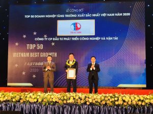 Tracodi đạt Top 50 doanh nghiệp tăng trưởng xuất sắc nhất Việt Nam năm 2020