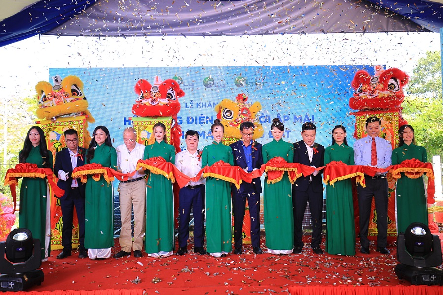 Grand opening ceremony of the rooftop solar system at Kangda Board Co., Ltd