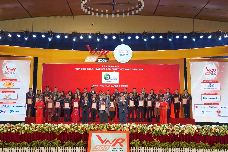 Bamboo Capital and Tracodi listed in top 500 enterprises in Vietnam 2020