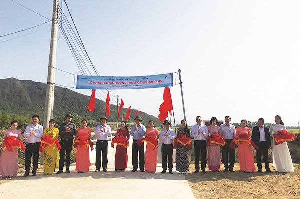 Chương trình "Cầu nông thôn": Khánh thành 2 cây cầu đầu tiên tại Phù Cát