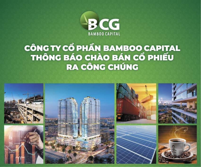Bamboo Capital (BCG) phát hành thêm 148 triệu cổ phiếu cho cổ đông hiện hữu