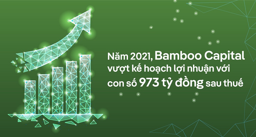 Bamboo Capital (BCG): Lợi nhuận 2021 hơn 973 tỷ đồng, tỷ lệ nợ trên vốn chủ sở hữu giảm mạnh