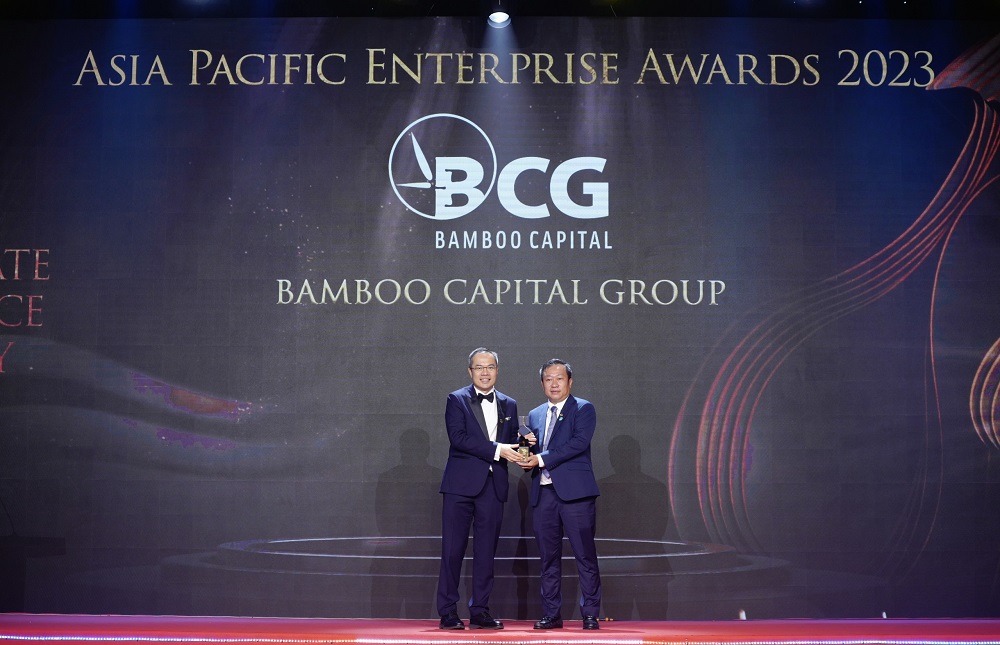 Bamboo Capital và Tracodi nhận giải doanh nghiệp xuất sắc Châu Á 2023