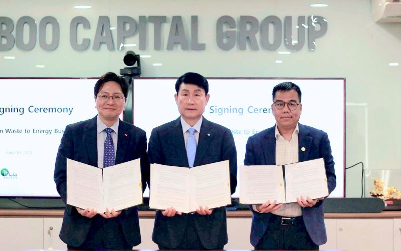 Bamboo Capital hợp tác với chaebol Hàn Quốc và SLC đầu tư điện rác và các giải pháp xử lý rác thải
