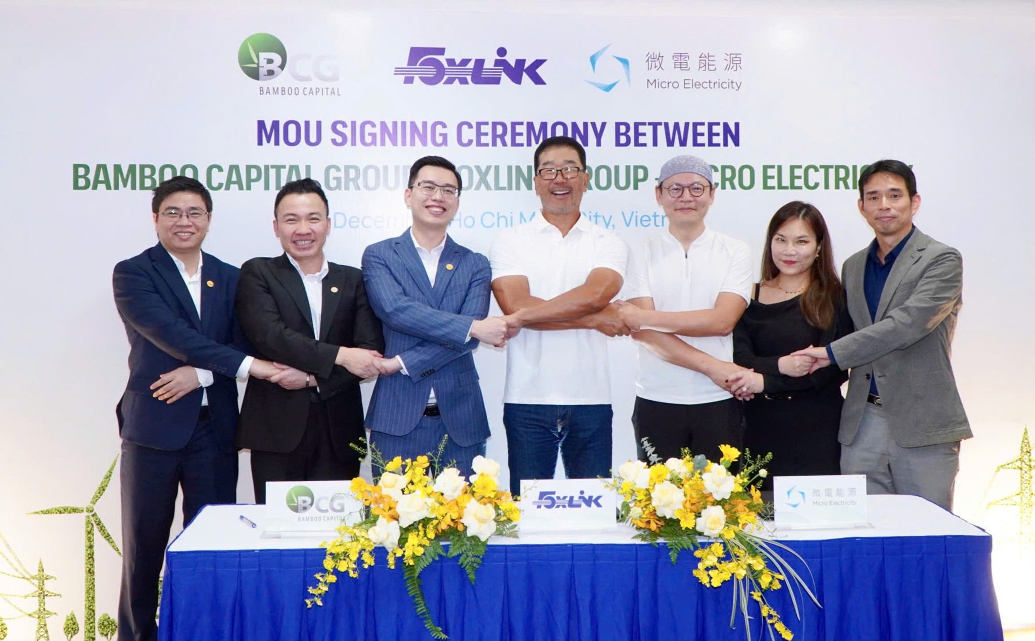 Bamboo Capital, Foxlink và Mirco Electricity hợp tác xây dựng hệ sinh thái năng lượng tái tạo toàn diện tại khu vực ASEAN